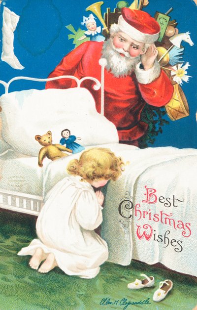Carte de Noël américaine - Ellen Hattie Clapsaddle