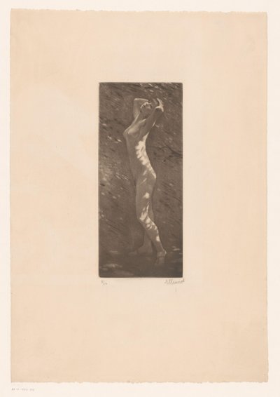 Femme nue au soleil - Ellinnot (signed by artist)