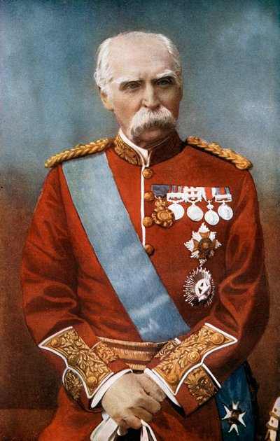 Field Marshal Sir Donald Martin Stewart, soldat britannique, vers 1900-1902 - Elliott and Fry