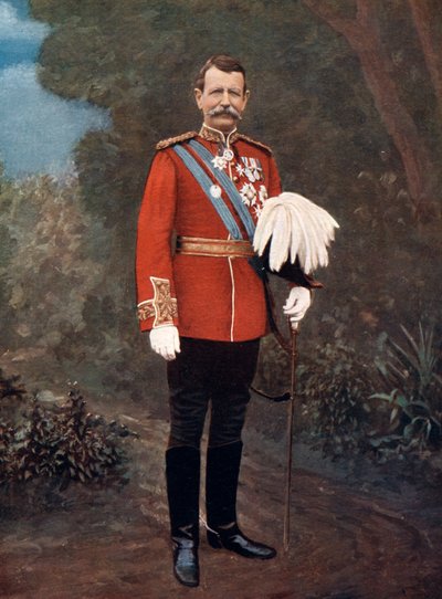 Général Sir Charles Warren, soldat britannique, 1902 - Elliott and Fry