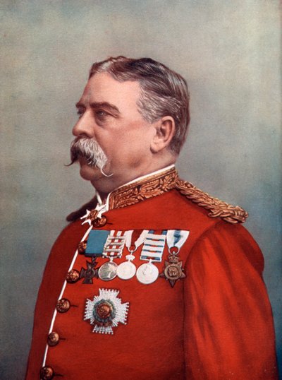 Général Sir Hugh Gough, Gardien des Joyaux, Tour de Londres, 1902 - Elliott and Fry