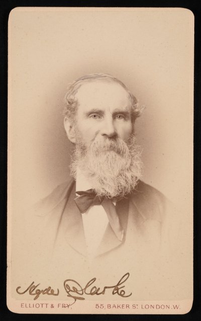 Portrait de Hyde Clarke 1815-1895, avant 1876 - Elliott and Fry