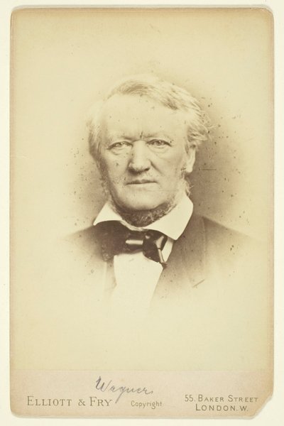 Portrait de Wagner - Elliott and Fry