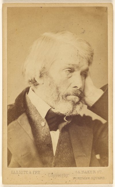 T[homas] Carlyle (1795 - 1881) - Elliott and Fry
