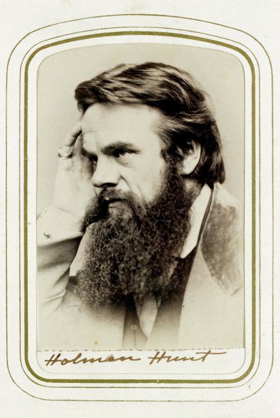 William Holman Hunt, artiste anglais, 1865 - Elliott and Fry