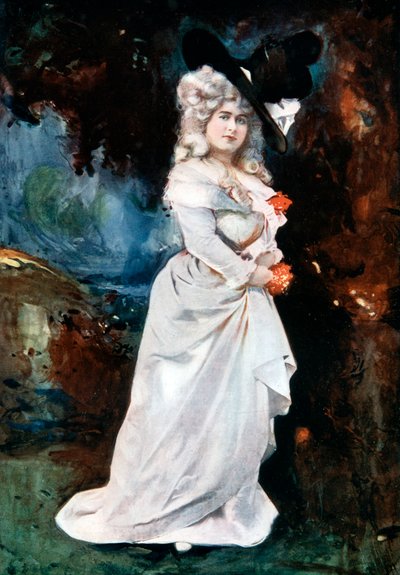 Connie Ediss dans The Silver Slipper, vers 1902 - Ellis and Walery