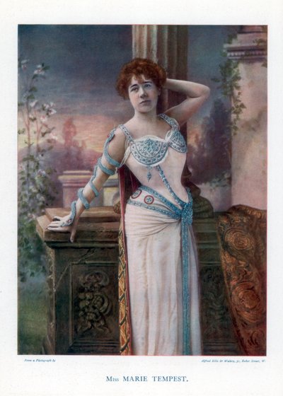 Dame Marie Tempest, chanteuse et actrice anglaise, 1901 - Ellis and Walery