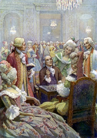 Benjamin Franklin à la cour de Louis XVI - Elmer Boyd Smith