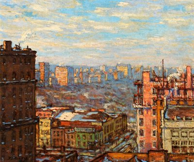 Central Park depuis Carnegie Hall - Elmer Livingston MacRae