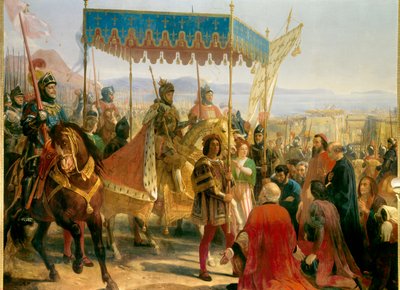 Entrée de Charles VIII à Naples - Eloi Firmin Feron