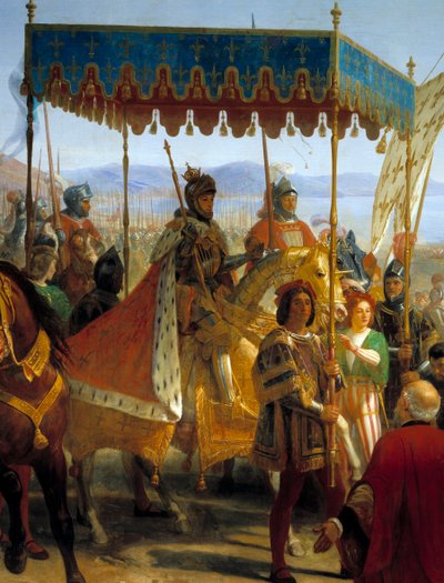 Entrée de Charles VIII (1470-1498) à Naples - Eloi Firmin Feron