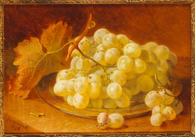 Raisins sur une assiette en argent, 1893 - Eloise Harriet Stannard