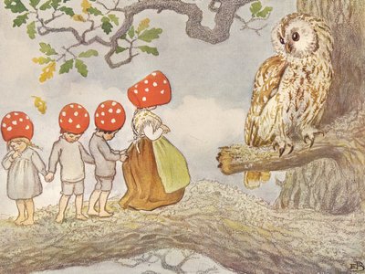 Les enfants du Père Noël - Maman Chouette - Elsa Beskow