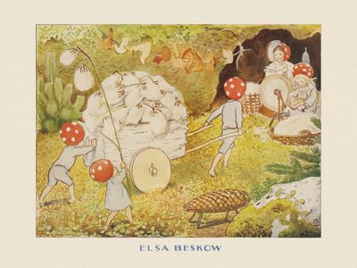 Les enfants du Père Noël Mushroom Kids Cotton - Elsa Beskow