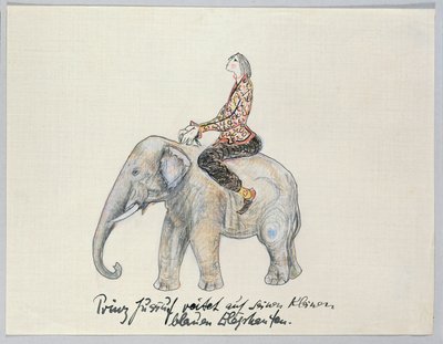 Le prince Youssouf chevauche son petit éléphant bleu - ... - Else Lasker Schüler