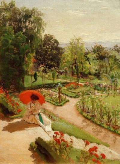Parapluie rouge - Emanuel A. Petersen