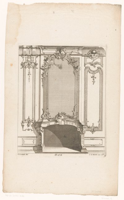 Cheminée avec putti - Emanuel Eichel (possibly)