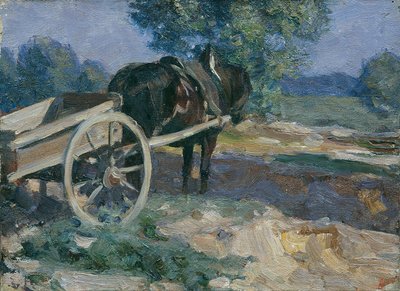 Le cheval de charrette - Emanuel Franz Hegenbarth