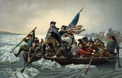 George Washington traversant le Delaware pendant la guerre d