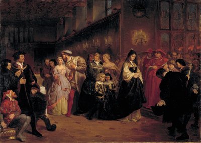 La cour de Anne Boleyn, 1846 - Emanuel Gottlieb Leutze