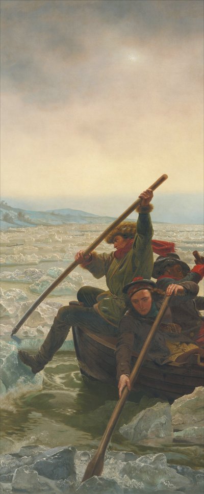 Washington traversant le fleuve Delaware - Emanuel Gottlieb Leutze