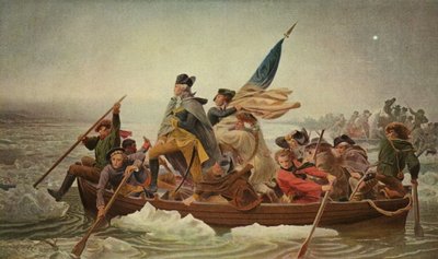 Washington traversant le Delaware - Emanuel Gottlieb after Leutze