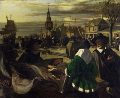Marché à La Haye, vers 1660 - Emanuel de Witte