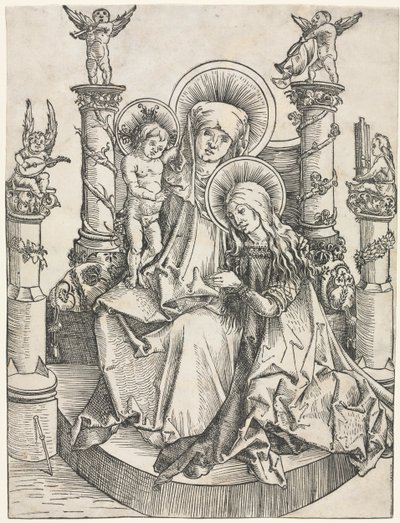 Sainte Anne, la Vierge et l