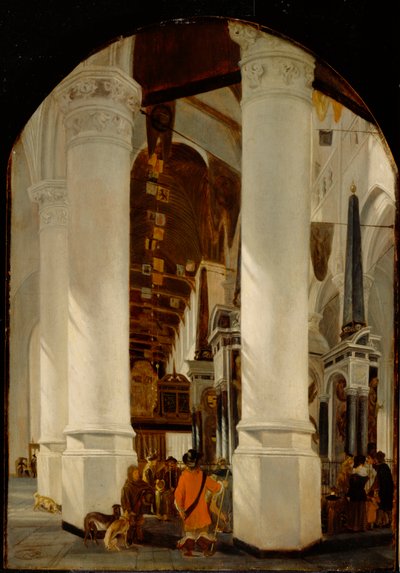 La Nieuwe Kerk à Delft avec le tombeau de Guillaume le Taciturne, vers 1650-51 - Emanuel de Witte