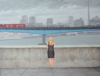 Sonnerie de téléphone, 2012 (huile sur toile) - Emiko Aida