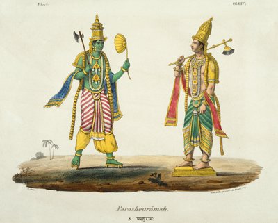 Parashurama, gravé par de Marlet et du Bouloi - Emil Beau