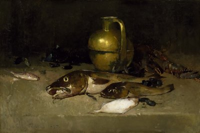 Nature morte avec poisson - Emil Carlsen