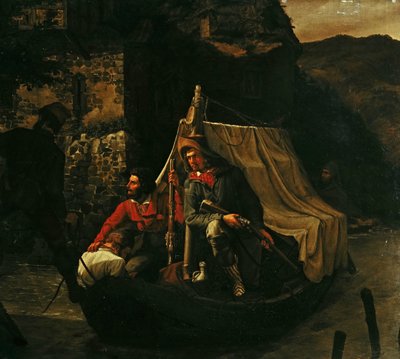 Les contrebandiers, 1830 - Emil Ebers