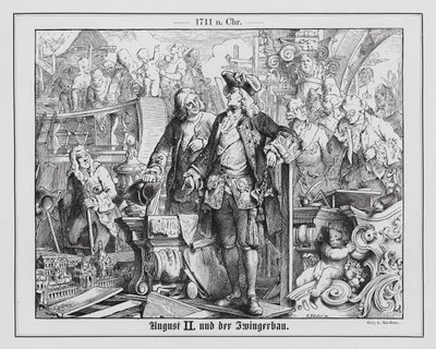 Auguste II, prince-électeur de Saxe et roi de Pologne, et la construction du palais Zwinger - Emil Eugen Sachsse