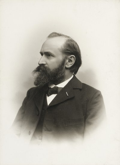 Portrait du compositeur et organiste Otto Malling 1848-1915 - Emil Hohlenberg