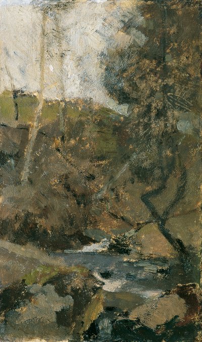 Ruisseau dans la forêt viennoise - Emil Jakob Schindler