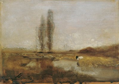 Paysage de lande près de Lundenburg - Emil Jakob Schindler