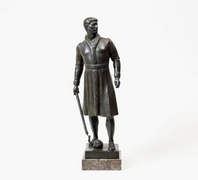 Guerrier avec fléau d