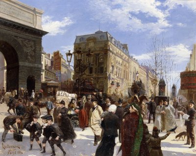 Les Grands Boulevards, La Porte Saint-Martin, Paris - Emil Lindemann