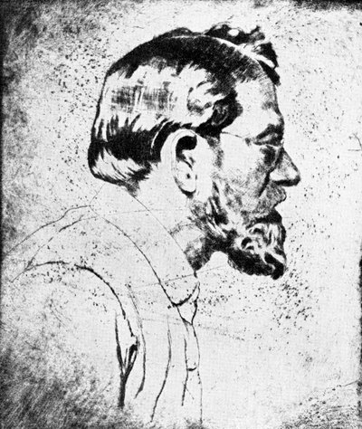 Emil Orlik - autoportrait - Emil Orlik