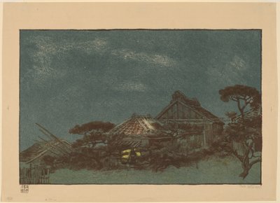 Soirée à Fukagawa - Emil Orlik