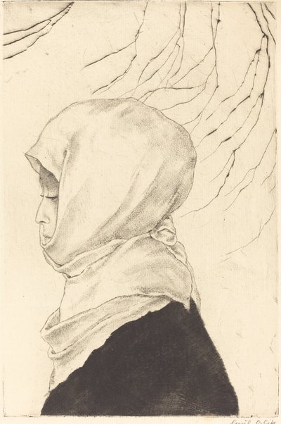 Femme japonaise en robe d