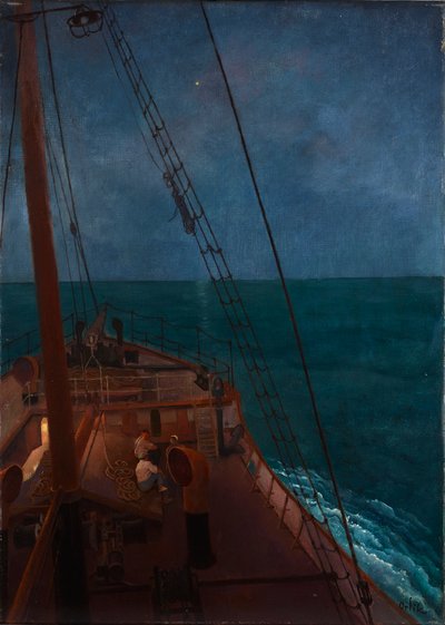 Voyage nocturne en Méditerranée - Emil Orlik
