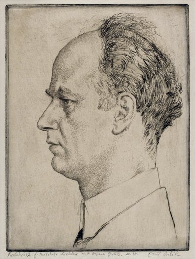 Portrait de Wilhelm Furtwängler (1886-1954) - Emil Orlik