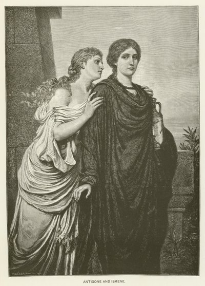 Antigone et Ismène - Emil Teschendorff