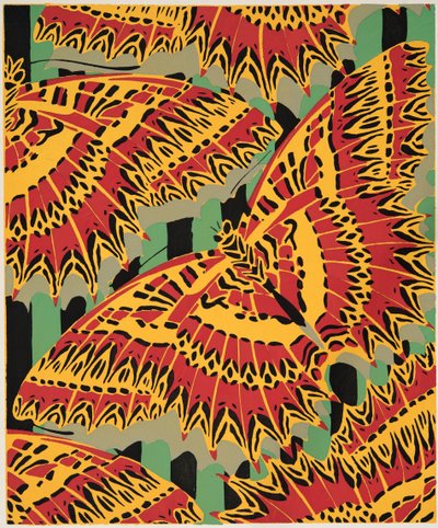 Détail de la planche 19, de Papillons, pub. 1925 - Émile Allain Séguy