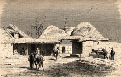 Un caravansérail à Tachkent, Ouzbékistan, illustration de 
