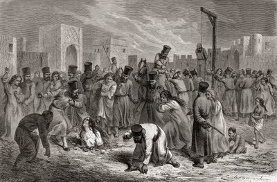 Adultères lapidés et pendus en Turquie, illustration de 