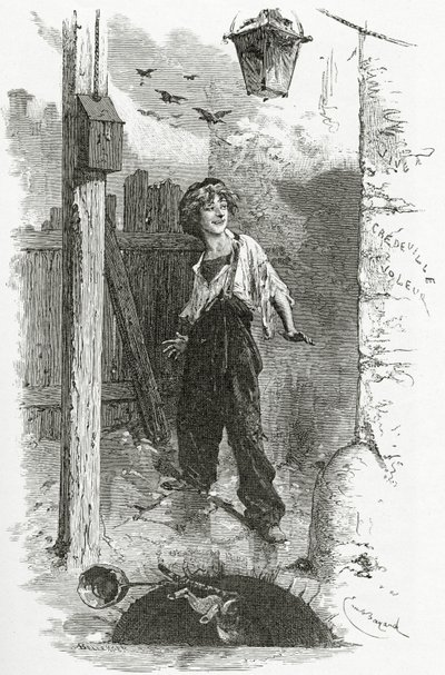 Gavroche, XIXe siècle - Emile Antoine Bayard