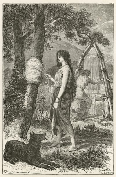 Le premier tisserand - Emile Antoine Bayard